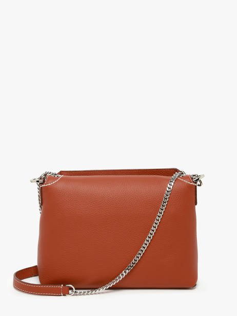 Cross Body Tas Ninon Leder Lancel Bruin ninon A13782 ander zicht 3